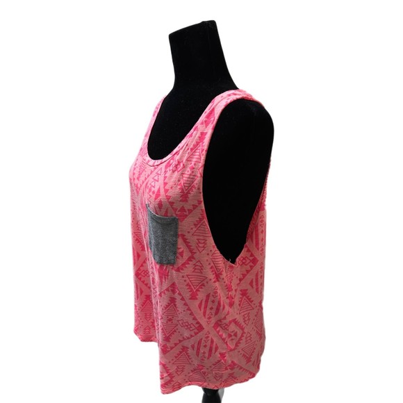 Victoria's Secret VS PINK Aztec Print Tank Top, Large, Pre-owned - Picture 2 of 7